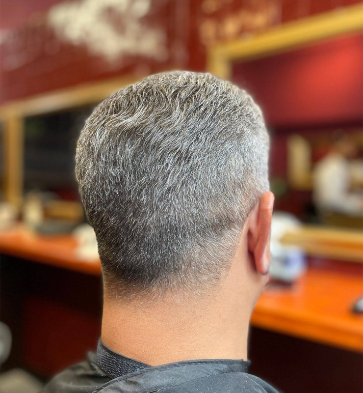 Clean Taper haircut at Barberié Amsterdam